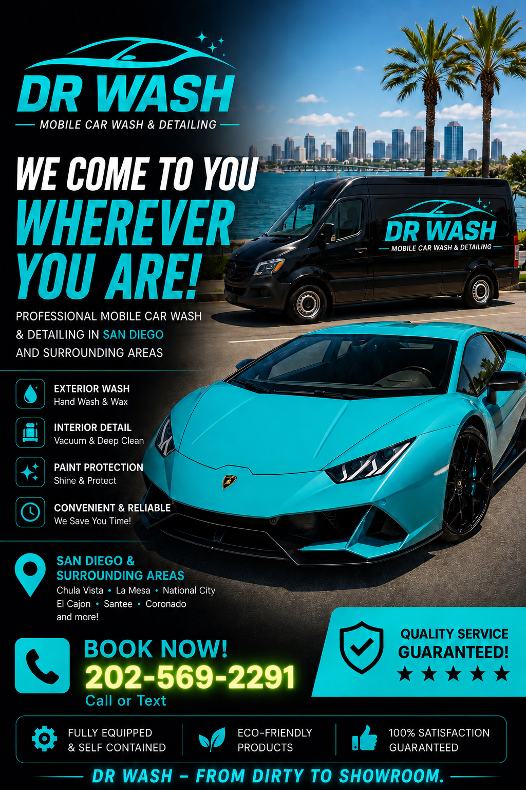 Dr Wash — We come to you wherever you are